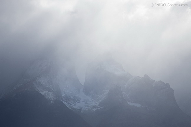 Infocusphotos : Storm over the Peaks of Los Cuernos, Torres del Paine National Park